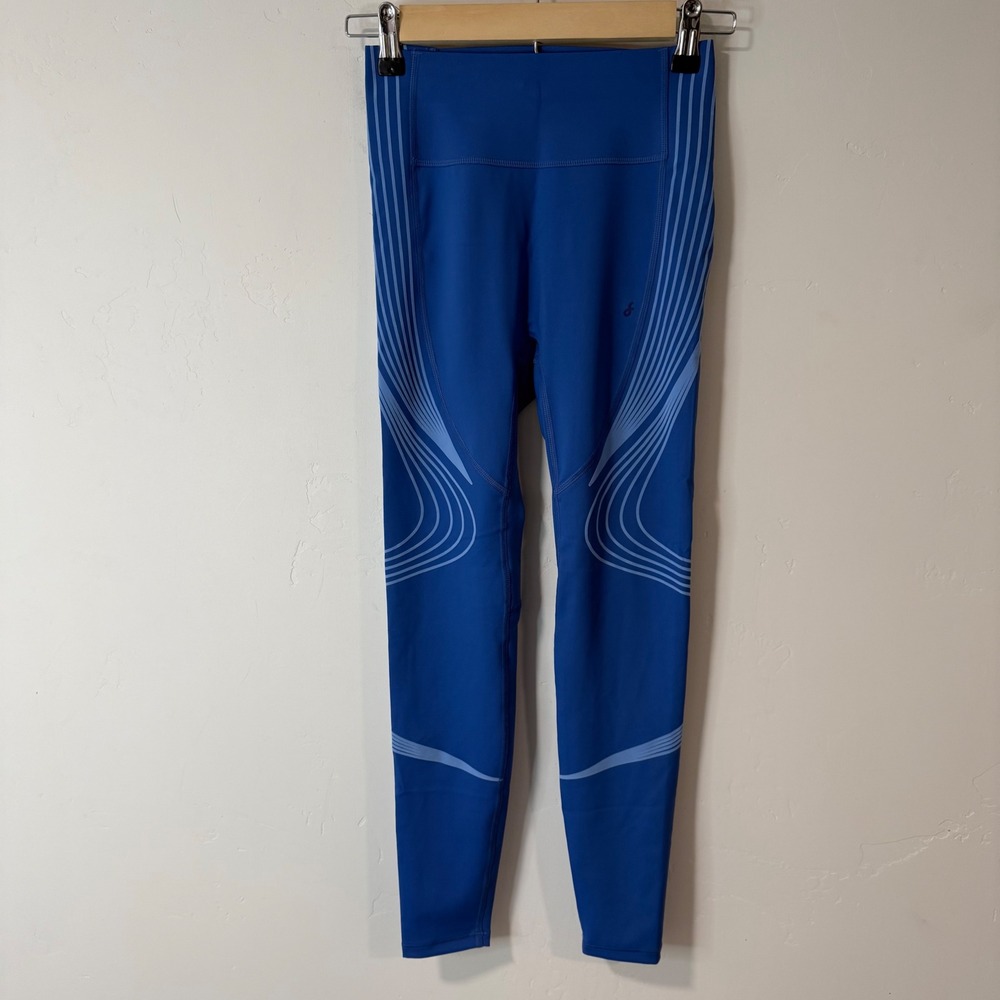 Fanka Womens Body Sculpt High Intensity Leggings S Blue Excellent Compression